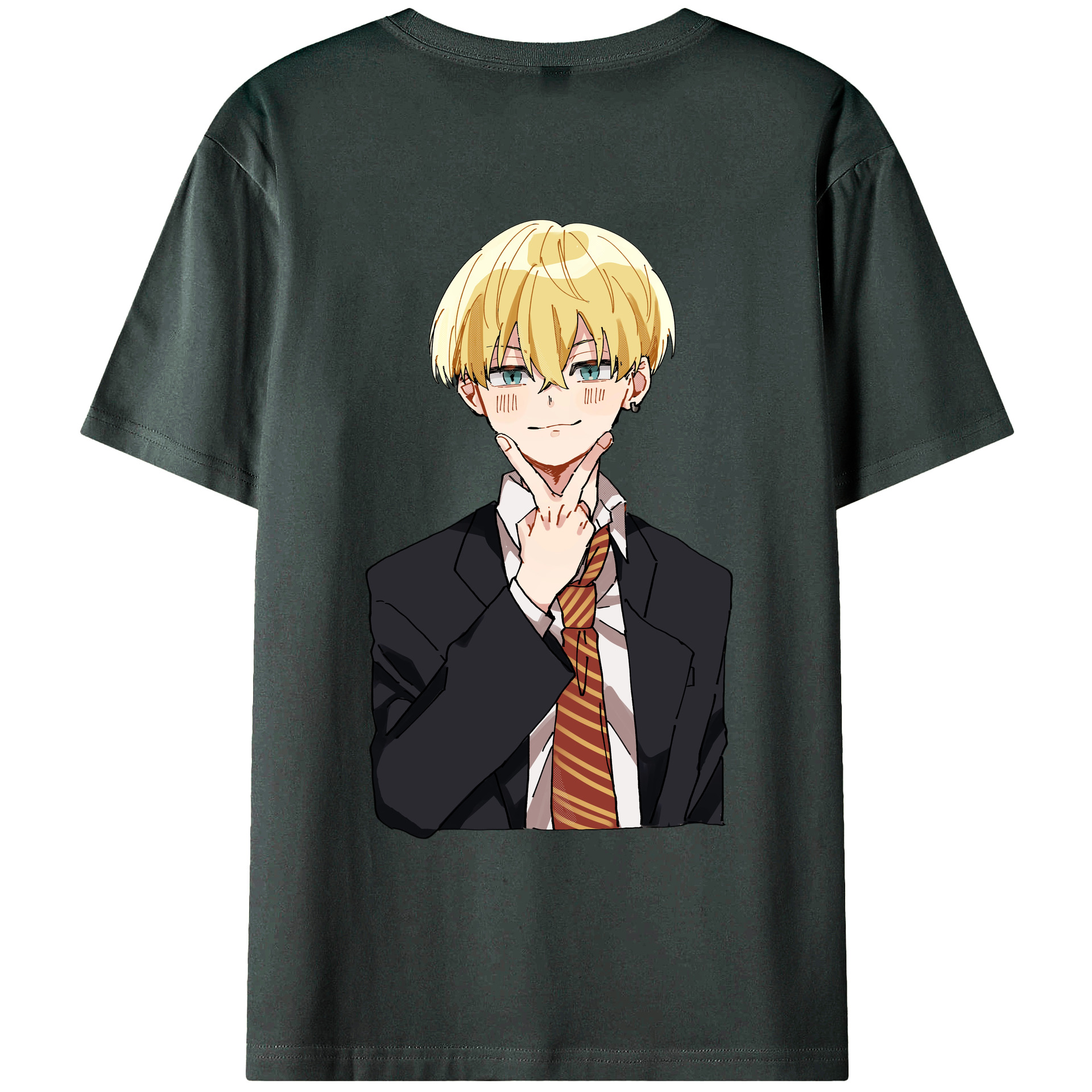 （画像用） 東京リベンジャーズ Tokyo Revengers 綿100％ メンズ半袖Tシャツ（バックプリント） 通気性